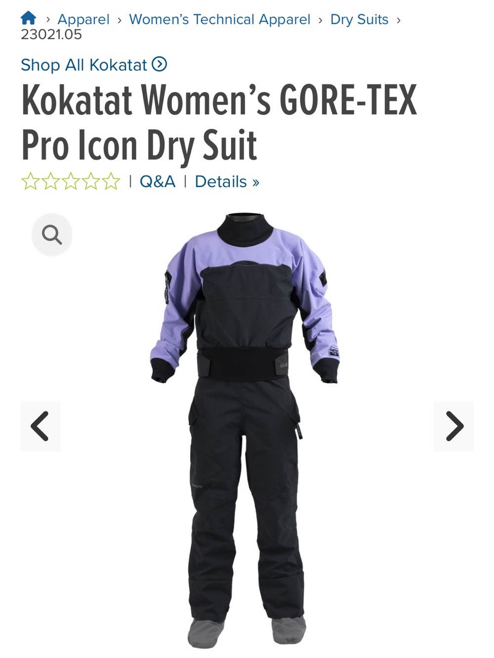 Kokatat Women’s Dry Suit